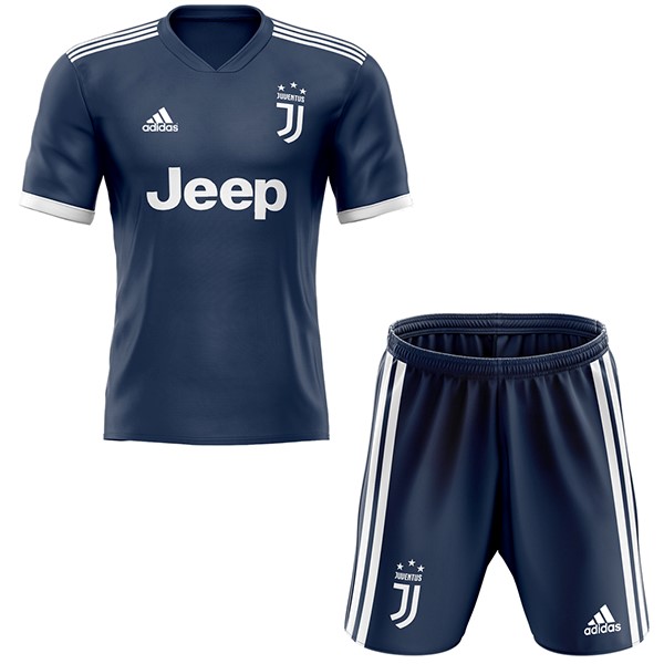 Camiseta Juventus Replica Segunda Ropa Niños 2020/21 Azul